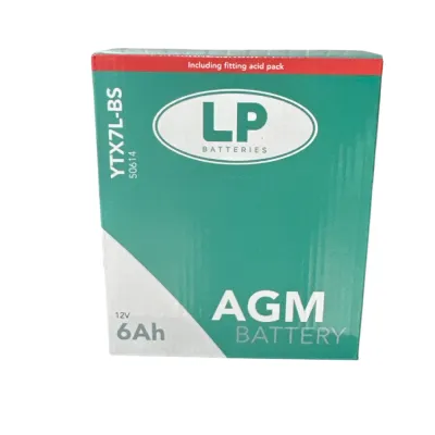 Baterie acumulator moto AGM LPMOTO 6AH YTX7L-BS