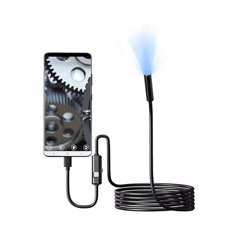 Camera endoscopica 2M Android 7.0MM TYPEC IP67 Impermeabila