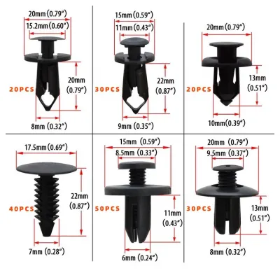 Kit 190 Piese Clips Auto Moto A1067