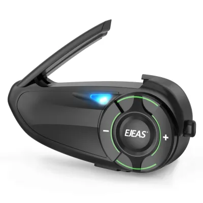 Intercom casca moto EJEAS Q8, Sistem de comunicare Bluetooth, 1000m , 6 persoane