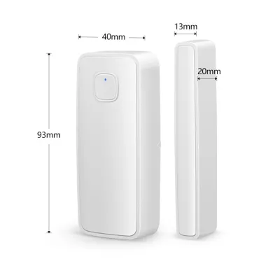 Senzor miscare WIFI SMART pentru geamuri si usi, compatibil cu Tuya/Smart Life, Alexa si Google Home