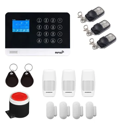 Sistem complet de alarma SMART WiFi, GSM, RFID, compatibil Tuya / Smart Life