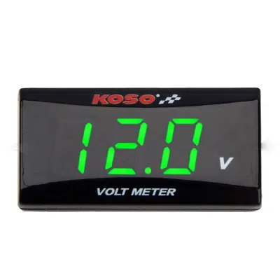 Voltmetru digital alb KOSO slim LCD universal A1004WHITE