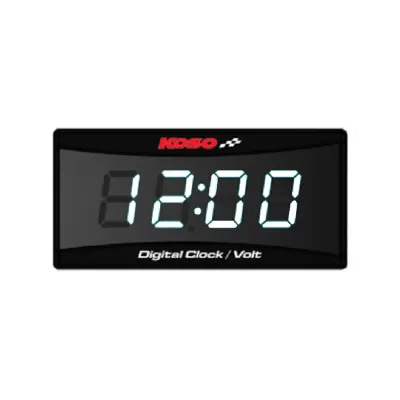 Voltmetru digital alb KOSO slim LCD universal A1004WHITE