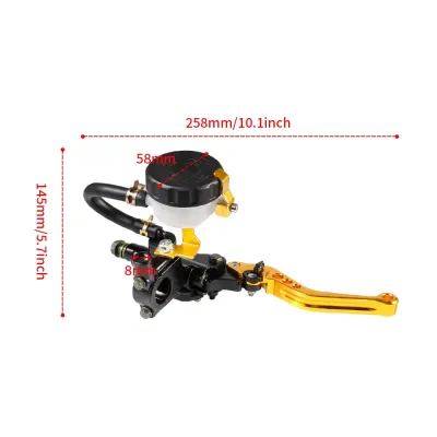 Manete Moto Ambreiaj cu rezervor Cablu Pompa Frana maneta Universale Ghidon 22mm A835RED