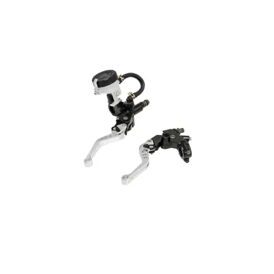 Manete Moto Ambreiaj cu rezervor Cablu Pompa Frana maneta Universale Ghidon 22mm A835SILVER