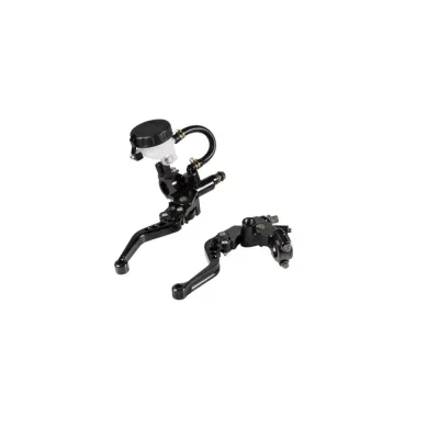 Manete Moto Ambreiaj cu rezervor Cablu Pompa Frana maneta Universale Ghidon 22mm A835BLACK