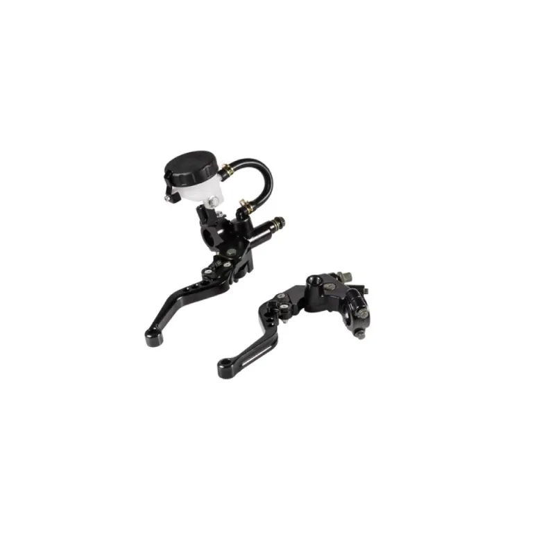 Manete Moto Ambreiaj cu rezervor Cablu Pompa Frana maneta Universale Ghidon 22mm A835BLACK
