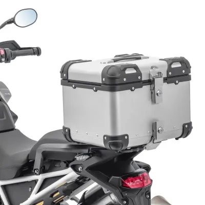 Top Case Cutie Moto spate aluminiu cu suport placa 45L