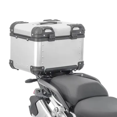 Top Case Cutie Moto spate aluminiu cu suport placa 45L