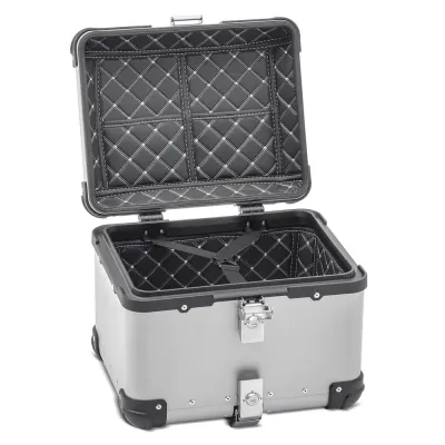 Top Case Cutie Moto spate aluminiu cu suport placa 45L