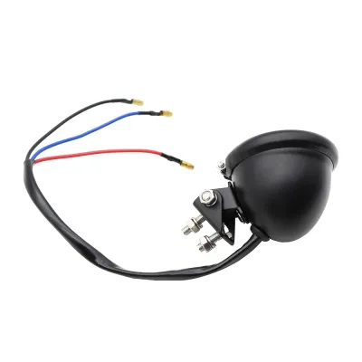 Stop Spate Moto Cafe Racer Chopper Bobber Cruiser Negru retro LED 12v lumini frana A964