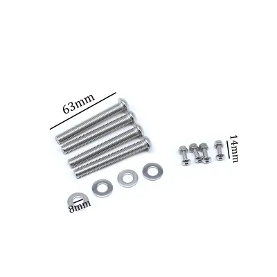 Set Suport Sidecase Universal Chooper Cutii Laterale Crom