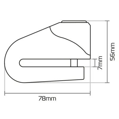 BLOCATOR DISC MOTO OXFORD QUARTZ XD6 LK207