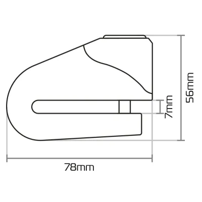 BLOCATOR DISC ANTIFURT MOTO OXFORD LK216