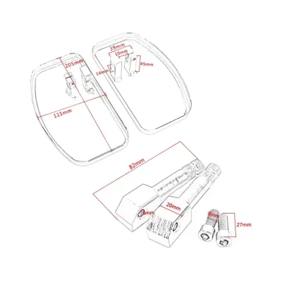 Placa Scarite Suport Moto Chooper Cruiser Fata Spate Foot Peguri