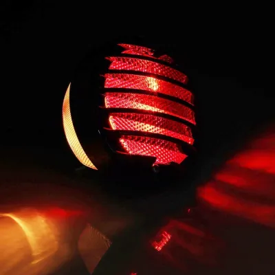 Lampa Stop Spate Moto Cafe racer custom chooper bobber Negru