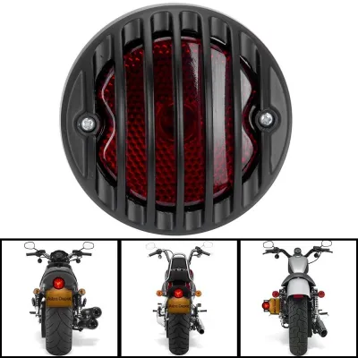 Lampa Stop Spate Moto Cafe racer custom chooper bobber Negru