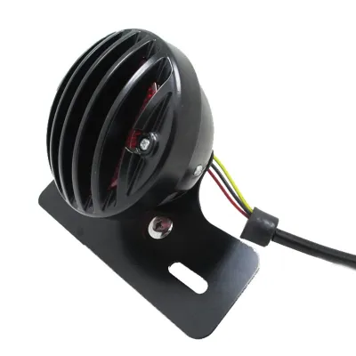 Lampa Stop Spate Moto Cafe racer custom chooper bobber Negru