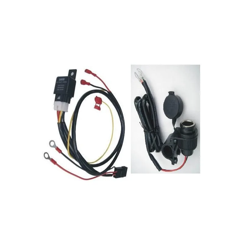 Priza Incarcare Bricheta Moto Atv Cu releu si cablaj Ghidon 4RIDE