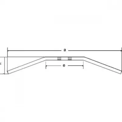 GHIDON MOTO OTEL 895 X 22MM CROM TRW MCL121SC