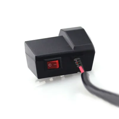 Priza Încărcare Telefon Moto Ghidon USB Fast Voltmetru Tensiune
