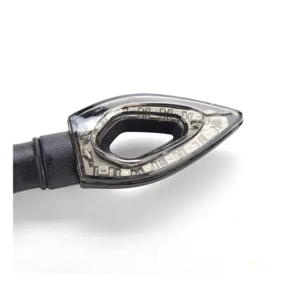 Set 2 Semnalizari Led Moto Atv Fumurii Negre Cross fata spate