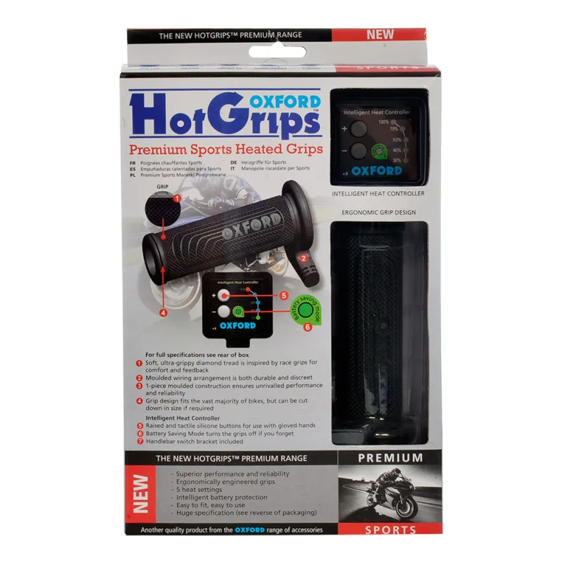 Mansoane Incalzite Moto OXFORD HotGrips Premium Sports