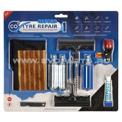 Kit Reparatie Pana Anvelopa Auto Moto Atv Snur CO2 OXFORD