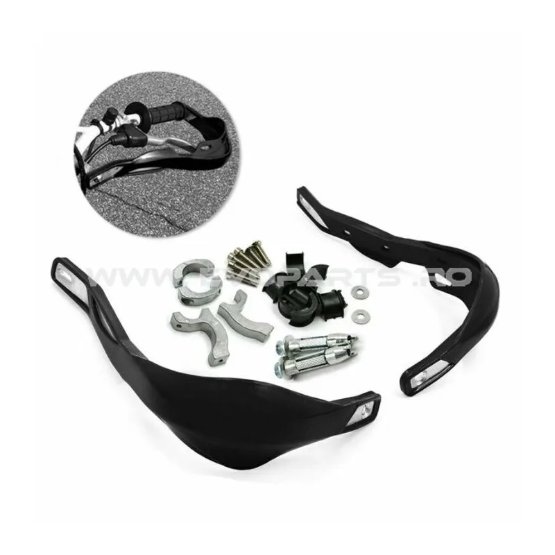 Handguard Universal ATV Cross Enduro Aparatori Ghidon Maini Protectii - NEGRU