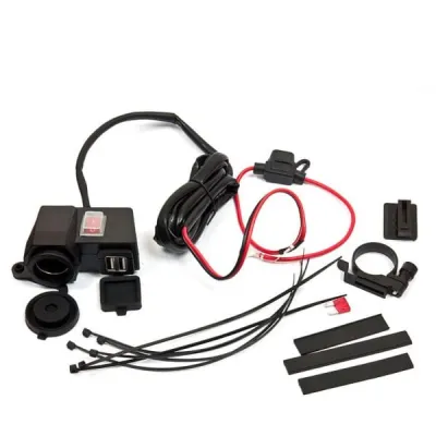 Priza Incarcare USB si BRICHETA ghidon moto atv waterproof