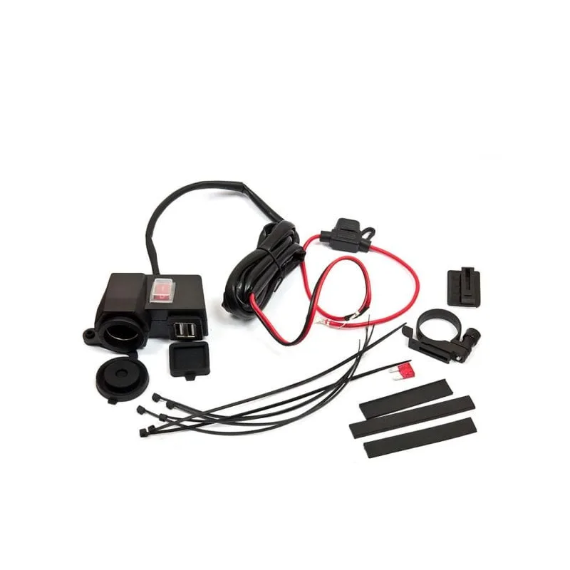 Priza Incarcare USB si BRICHETA ghidon moto atv waterproof