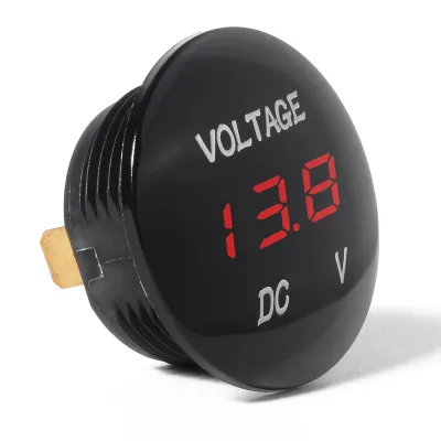 Voltmetru Universal Led Auto Moto Indicator Tensiune ATV