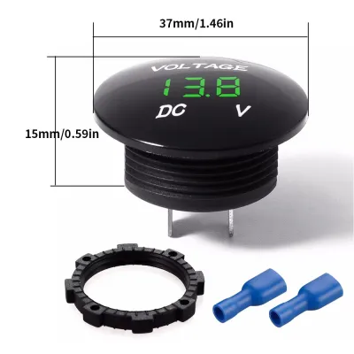 Voltmetru Universal Led Auto Moto Indicator Tensiune ATV