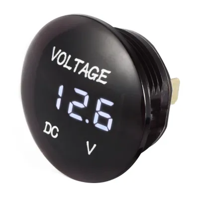 Voltmetru Universal Led Auto Moto Indicator Tensiune ATV