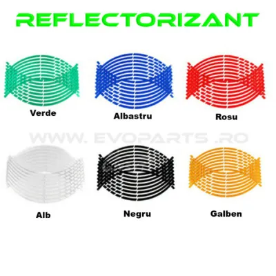 Banda Roti Rimstripes Reflectorizanta 17' jante - PORTOCALIU