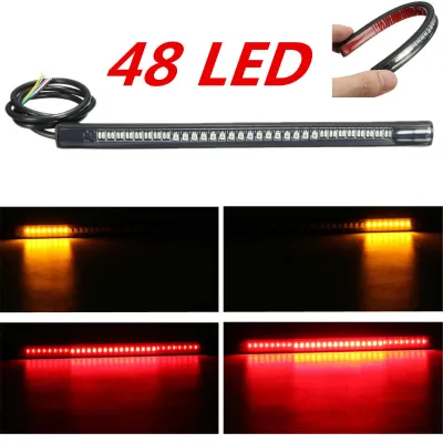 Stop LED Banda Flexibila Semnalizari MOTO cafe racer